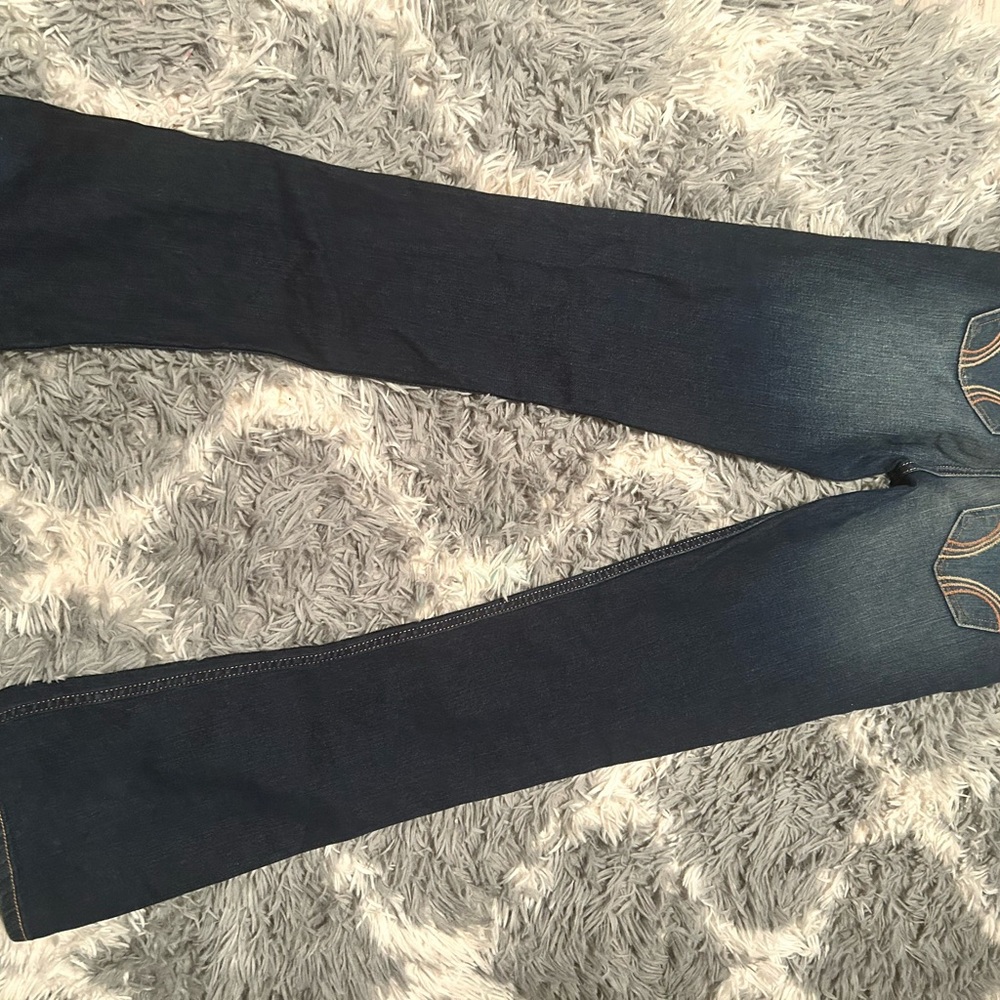 Hollister Women's Dark Indigo Boot Cut Jeans